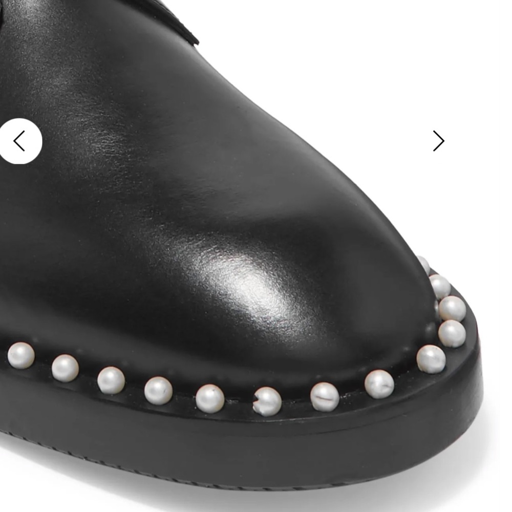 STUART WEITZMAN Sondra faux pearl-embellished (used) - Picture 6 of 12